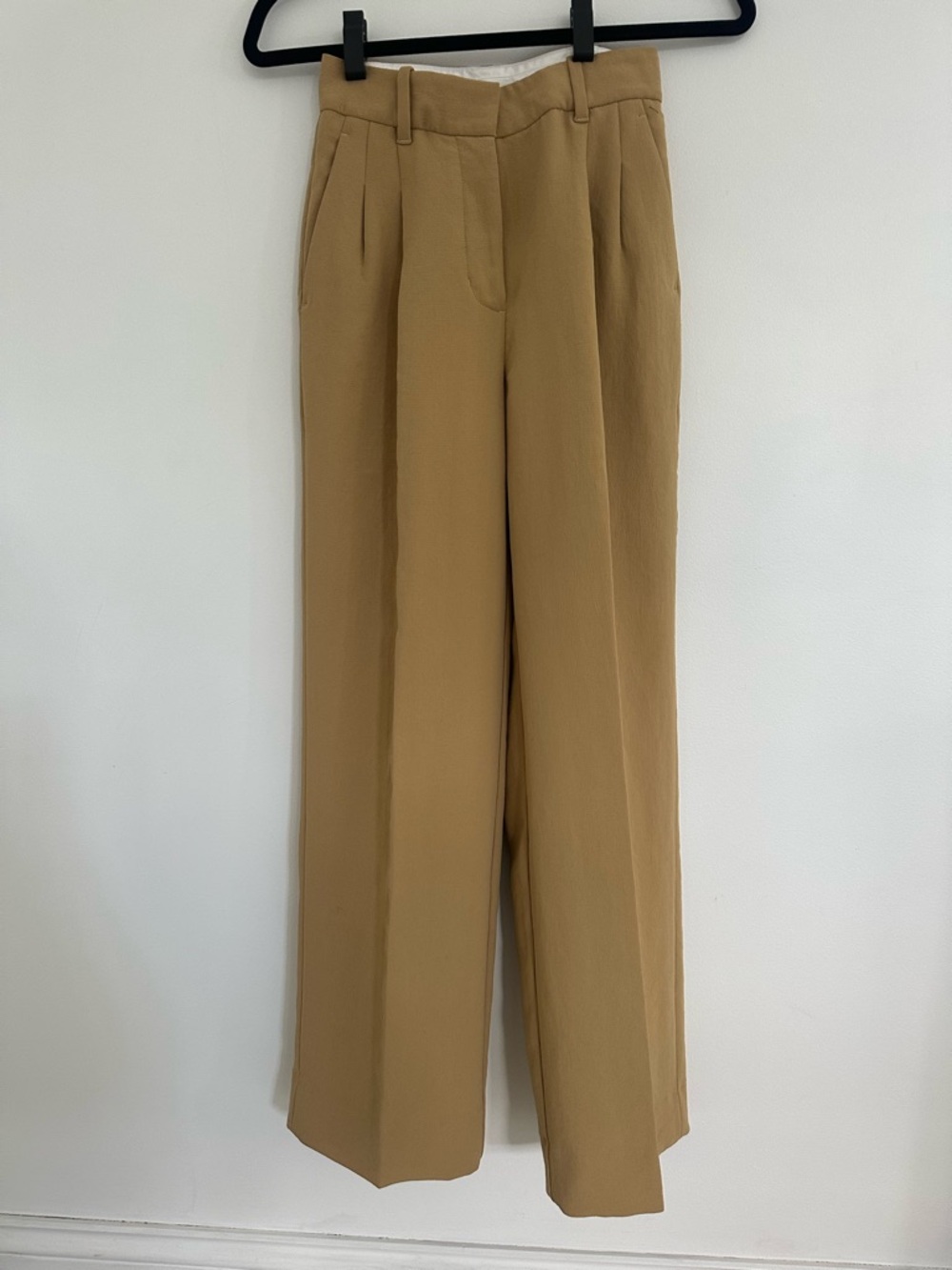 Wilfred Tan High-Waist Tailored Pants
